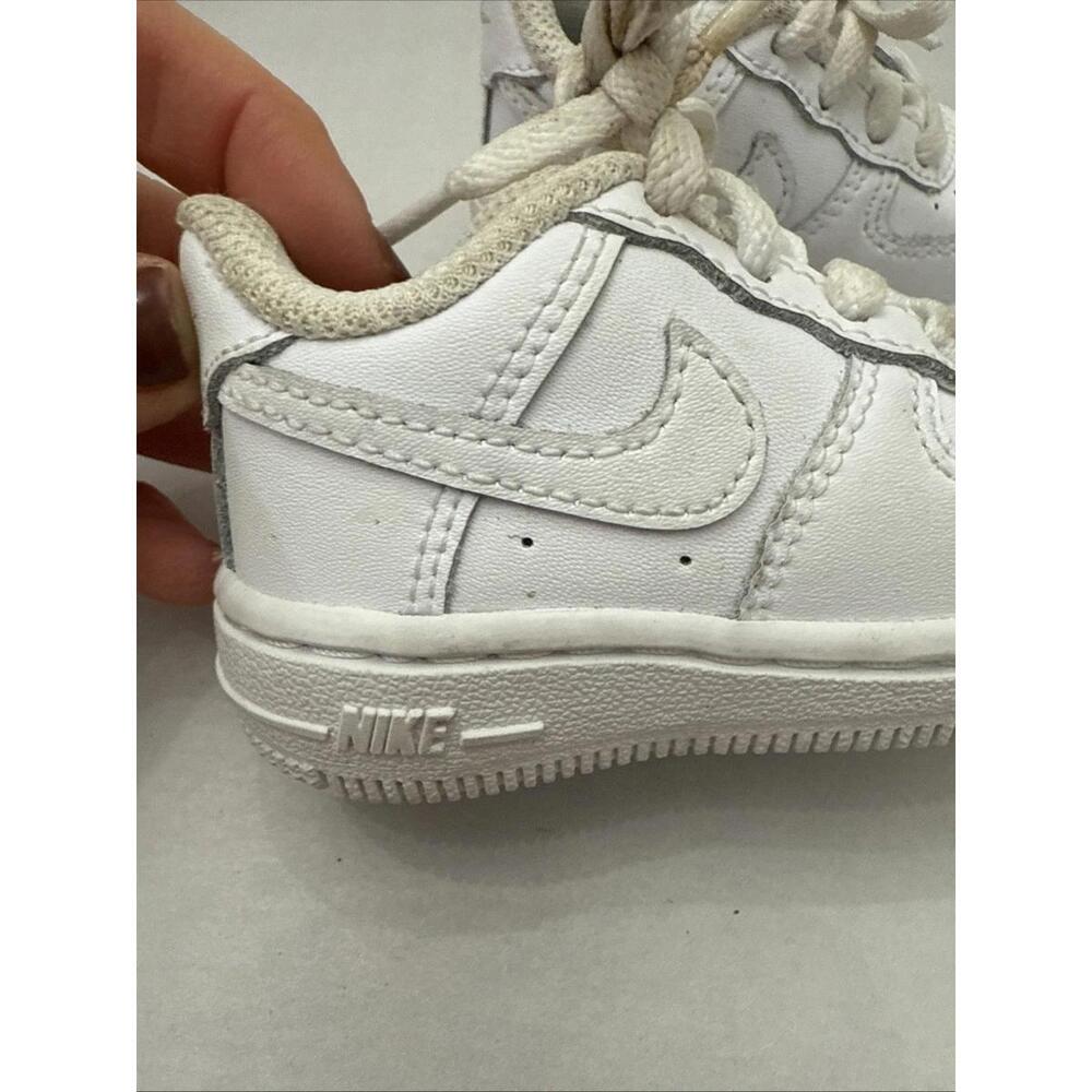 Nike Air Force 1 AF1 child Size 3C White Athletic Sneakers (DH2926-111) - Picture 3 of 8